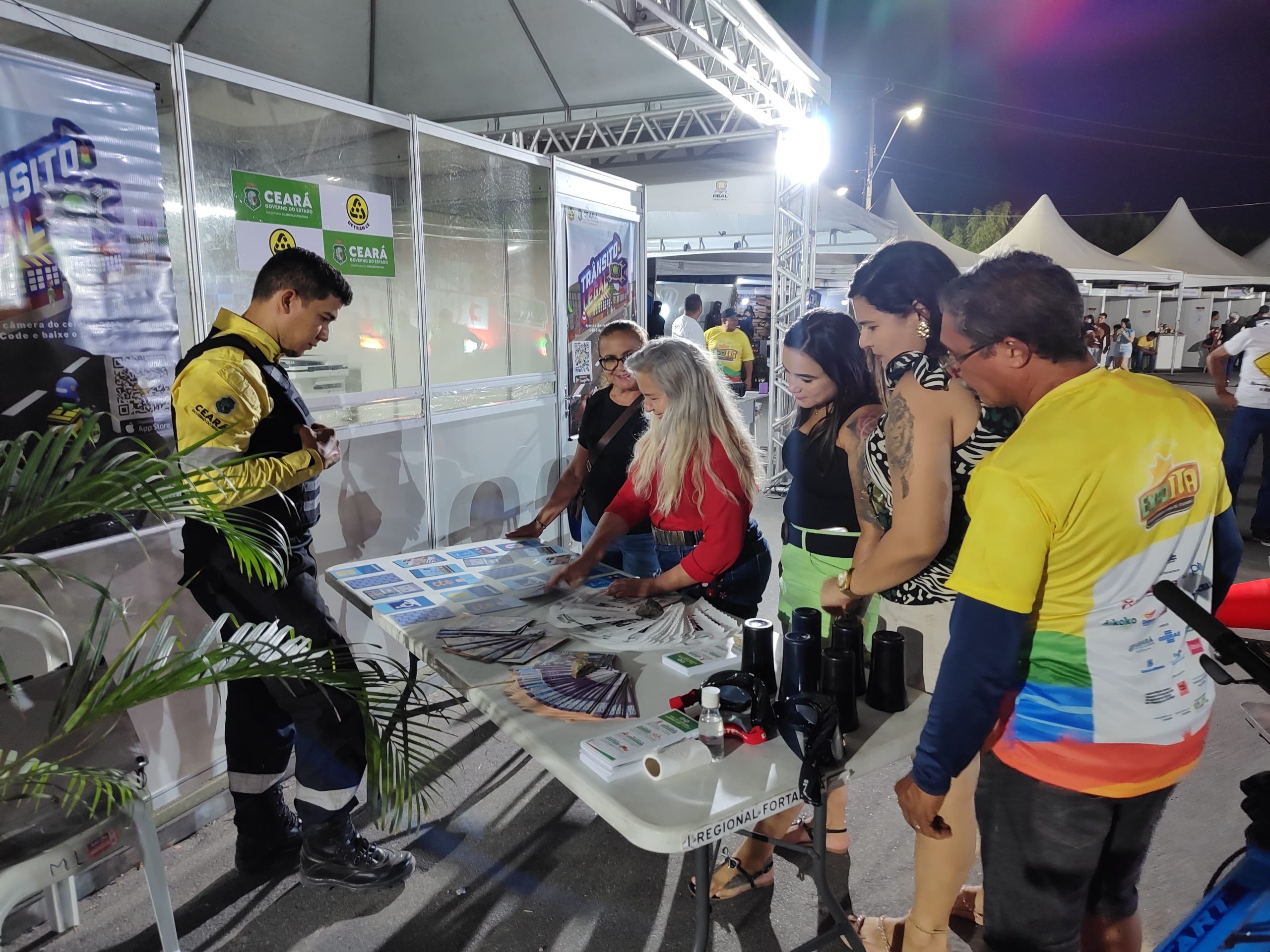 Detran-CE promove prestação de serviços e atividades educativas na 26ª edição da Expoita, em Itapipoca