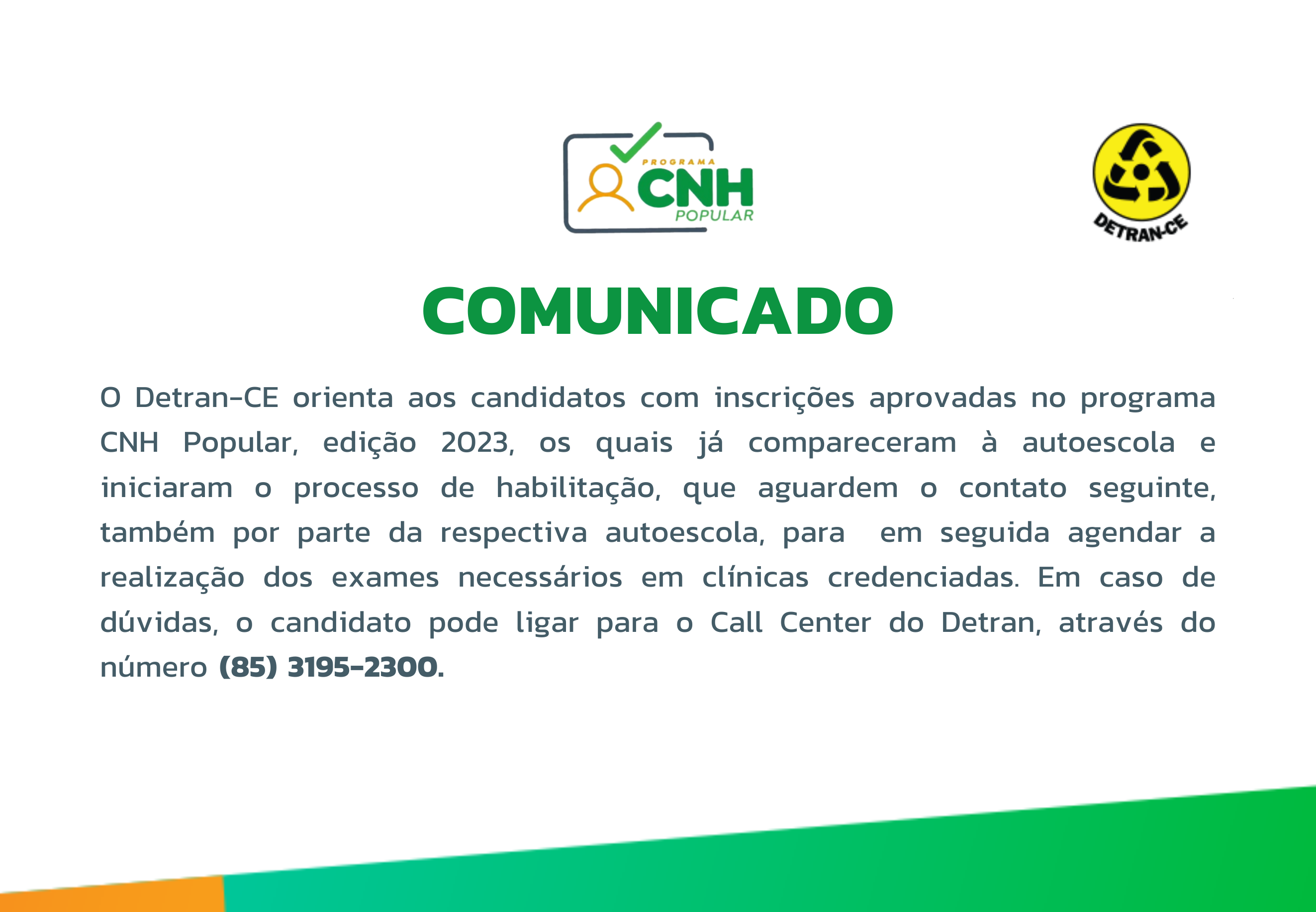 COMUNICADO CNH POPULAR 2023