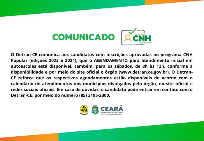 COMUNICADO CNH POPULAR