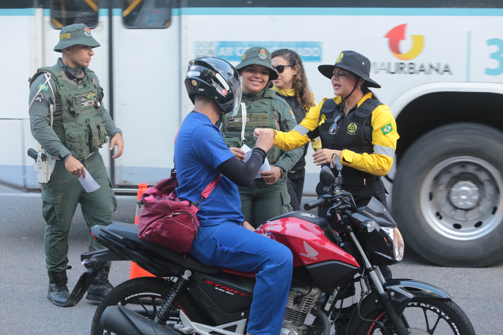 Detran-CE contempla cerca de 21 mil pessoas durante as ações do Maio Amarelo