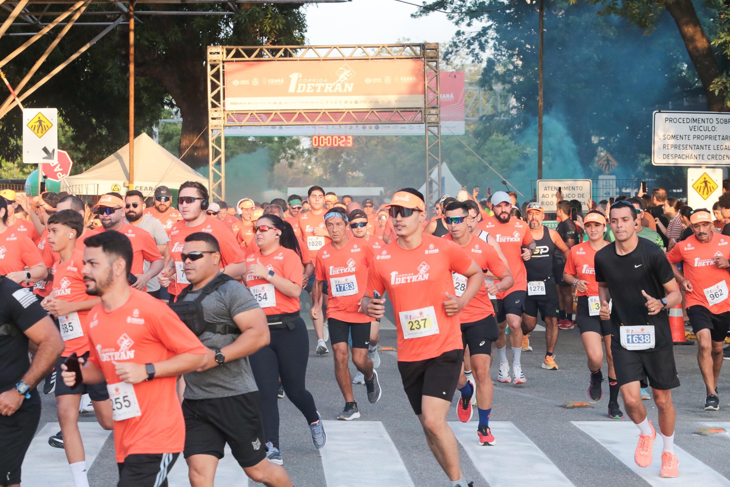 1ª Corrida do Detran-CE marca o encerramento da Semana Nacional de Trânsito com mais de 2 mil participantes