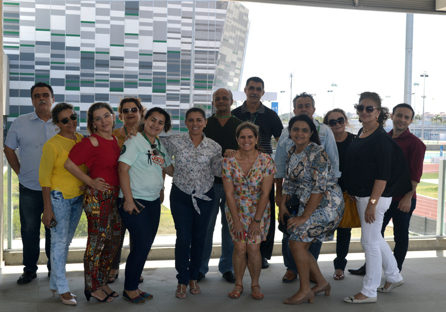 Servidores visitam o Centro de Formação Olímpica do Nordeste