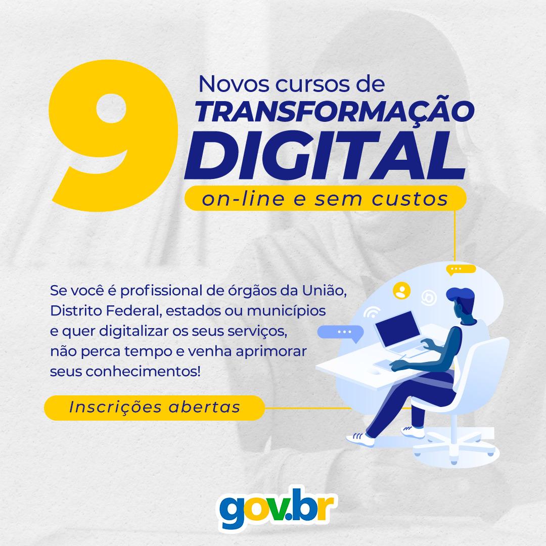 Ministério da Economia e Enap lançam nove cursos on-line sobre transformação digital