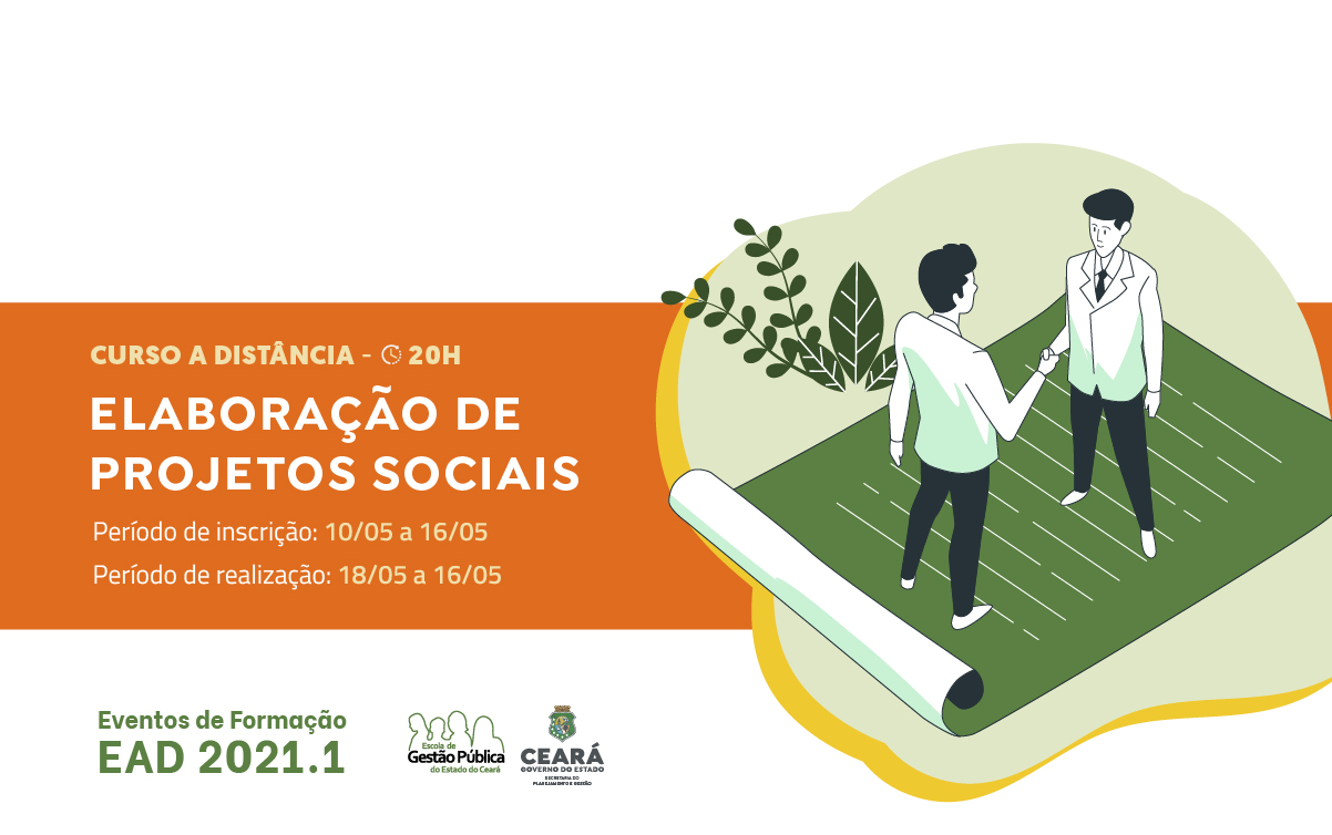 EGPCE abre inscrições para o curso Elaboração de Projetos Sociais