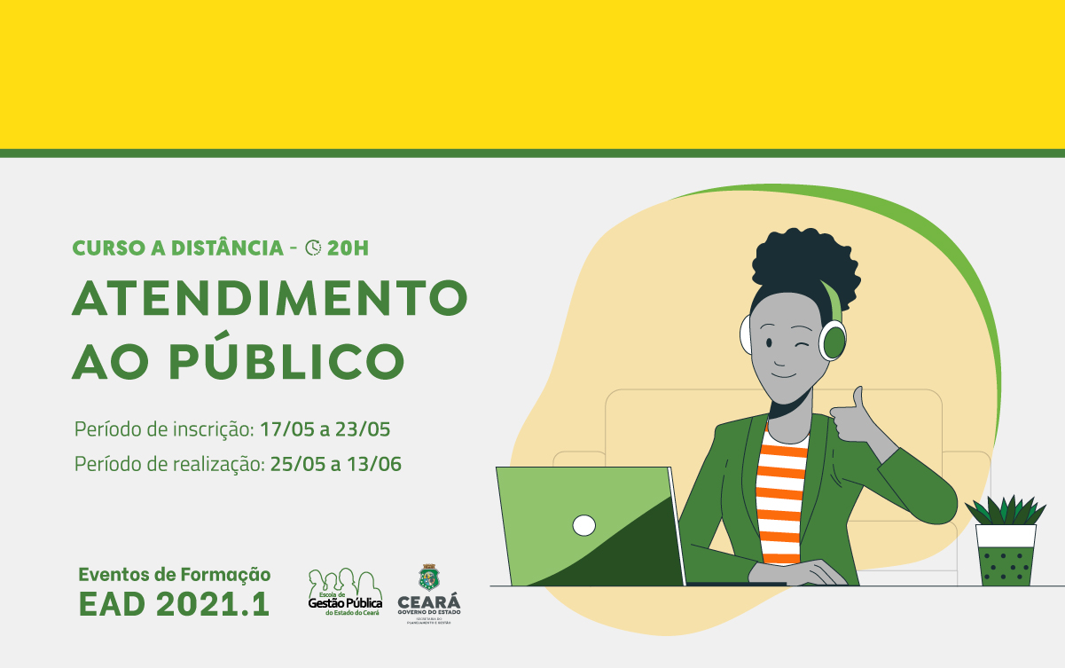 Inscrições abertas para o curso a distância sobre Atendimento ao Público
