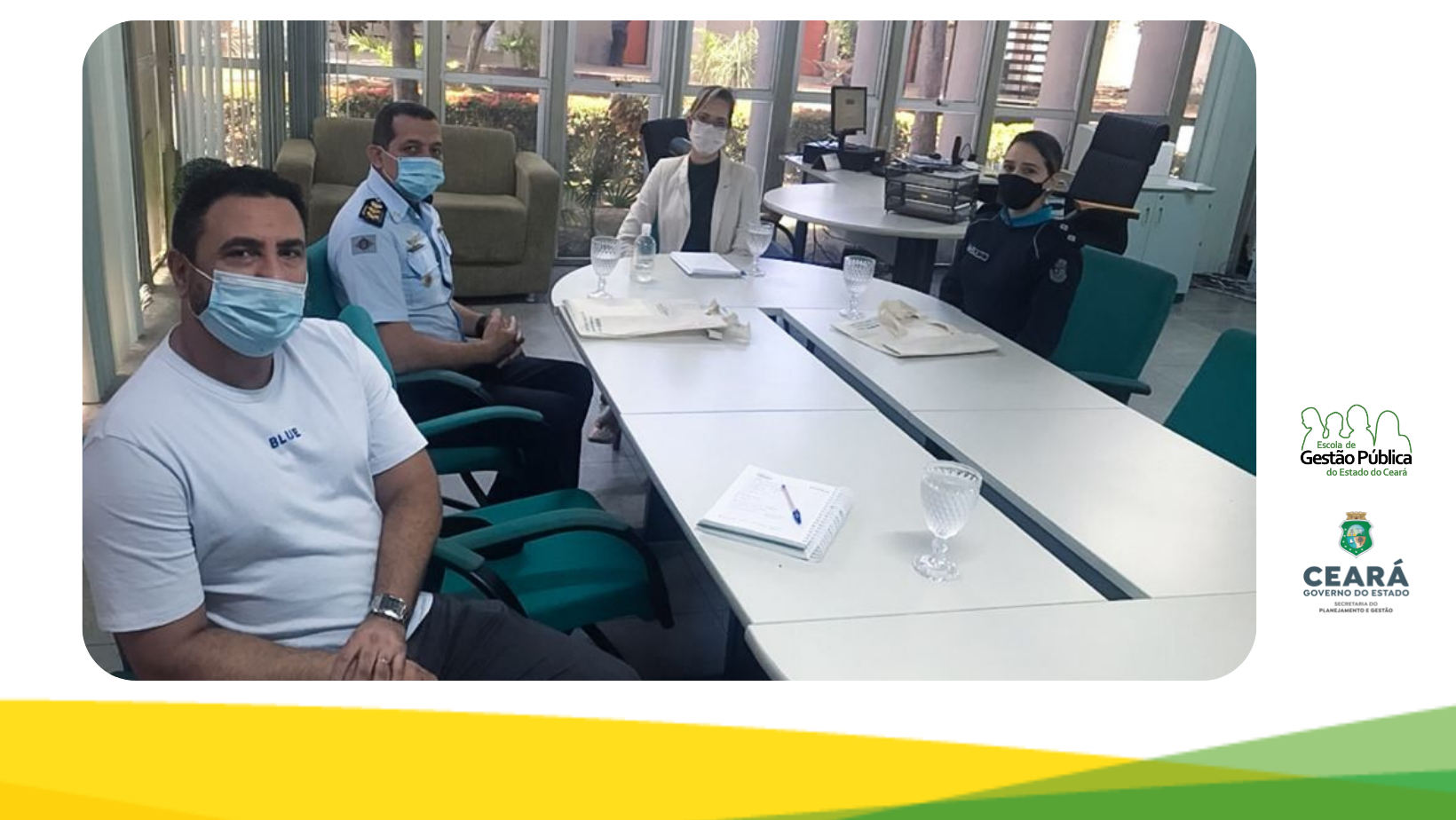 Reunião entre EGPCE e PM discute questões educacionais