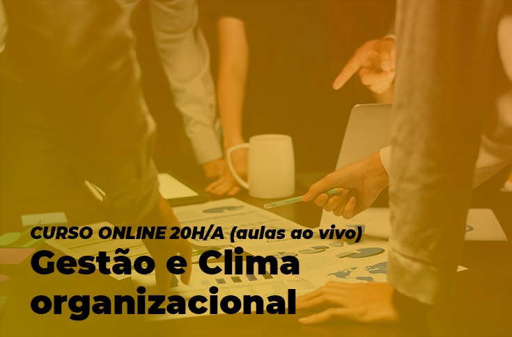Inscreva-se para o curso online: Gestão e Clima Organizacional 