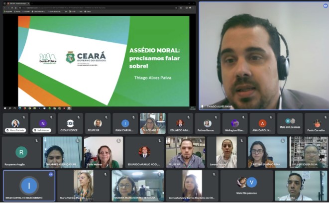 EGPCE realiza palestra online sobre assédio moral