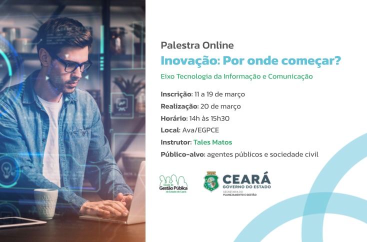 EGPCE abre inscrições para palestra online sobre inovação