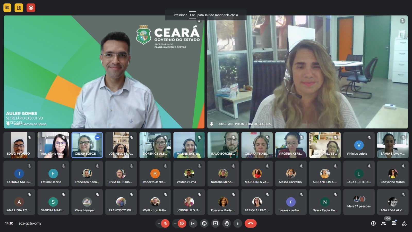EGPCE realiza palestra online sobre governo digital