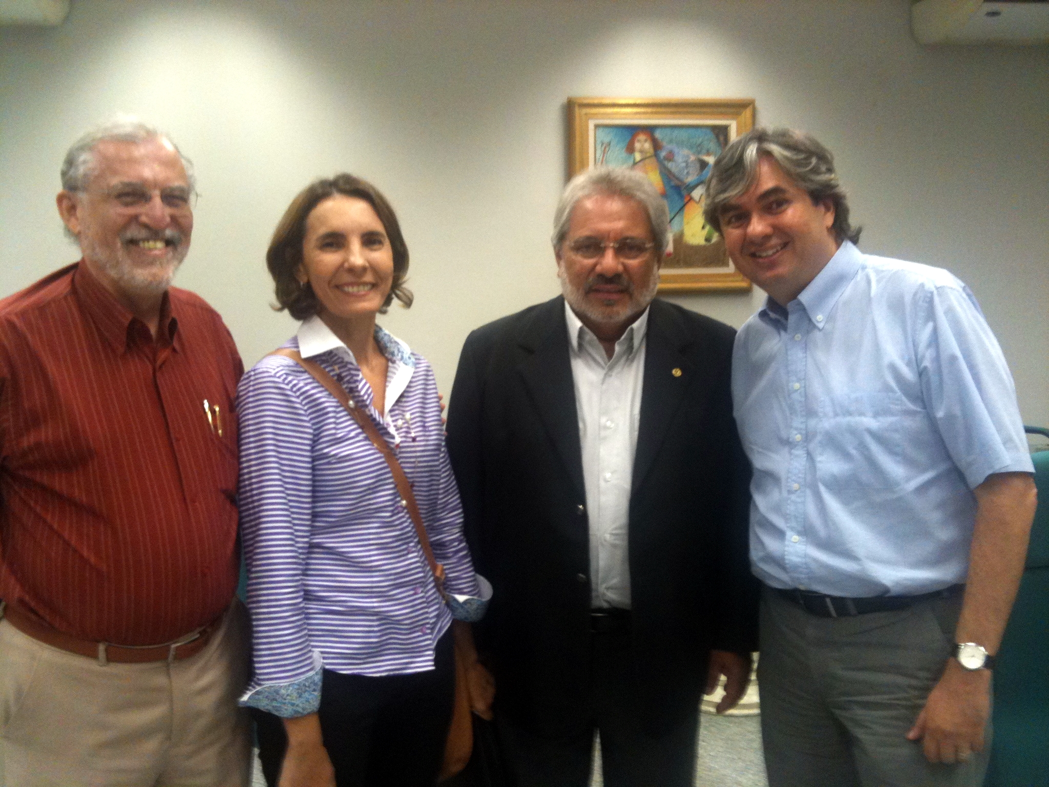Professor Haroldo Rodrigues visita a Uece