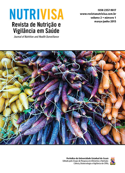 Nova edição da Revista de Nutrição e Vigilância em Saúde está disponível para download