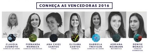 Prêmio “Para Mulheres na Ciência” anuncia vencedoras de 2016