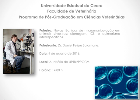Apoiada pela Funcap, Uece recebe docente de Universidade Argentina para palestra sobre animais silvestres