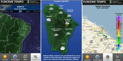 Funceme desenvolve aplicativo meteorológico para Smartphones