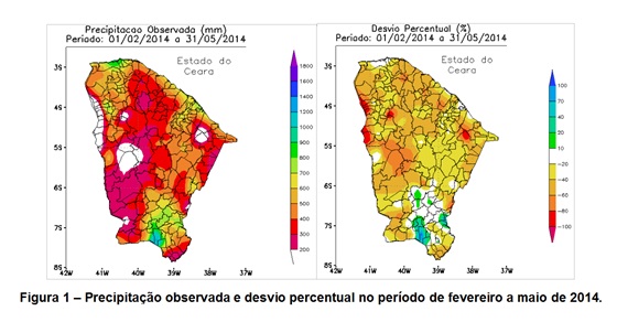 Funceme divulgará avaliação da quadra chuvosa de 2014 no dia 13 de junho