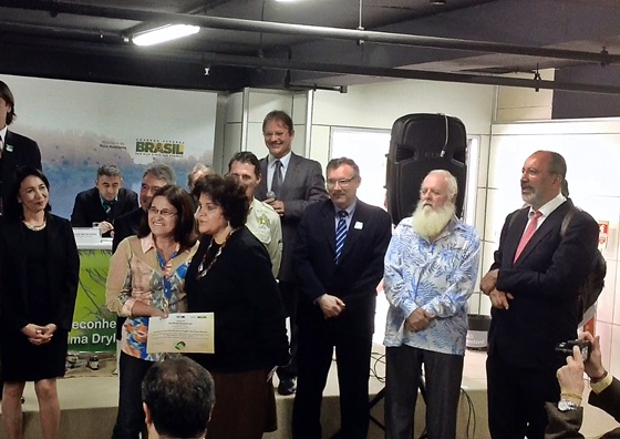 Funceme recebe prêmio Dryland Champions, emitido pela UNCCD