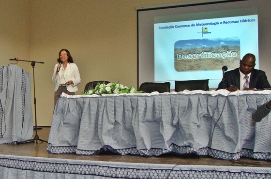 Técnica da Funceme ministra palestra em Angola sobre desertificação