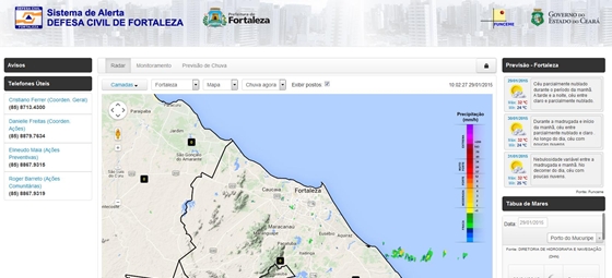 Sistema de Alerta da Defesa Civil de Fortaleza é lançado hoje