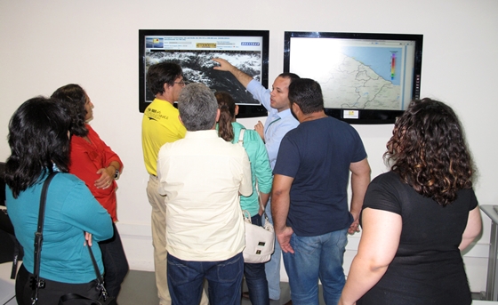 Funceme recebe visita de jornalistas do Interior do Ceará