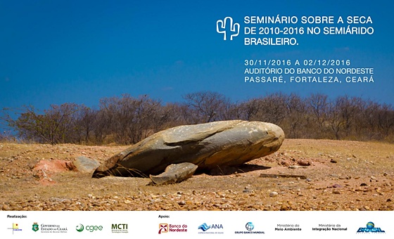 Abertas inscrições para Seminário de Avaliação da Seca de 2010-2016 no Semiárido Brasileiro