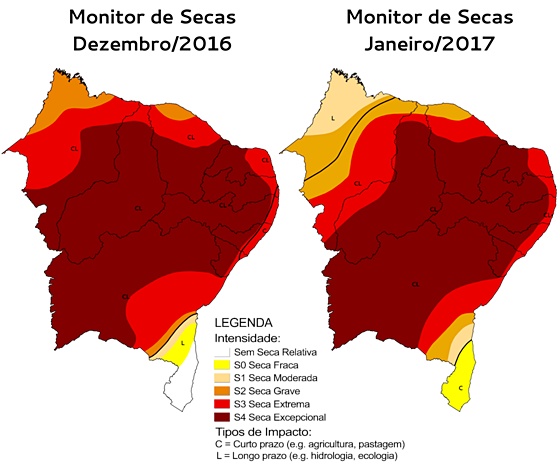 Seca tem alívio discreto no Noroeste do Estado, mas avança no Baixo Jaguaribe