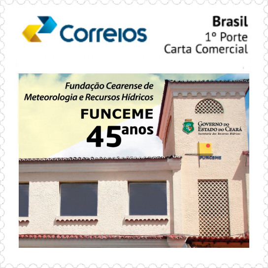 Solenidade marca lançamento de selo comemorativo dos 45 anos da Funceme