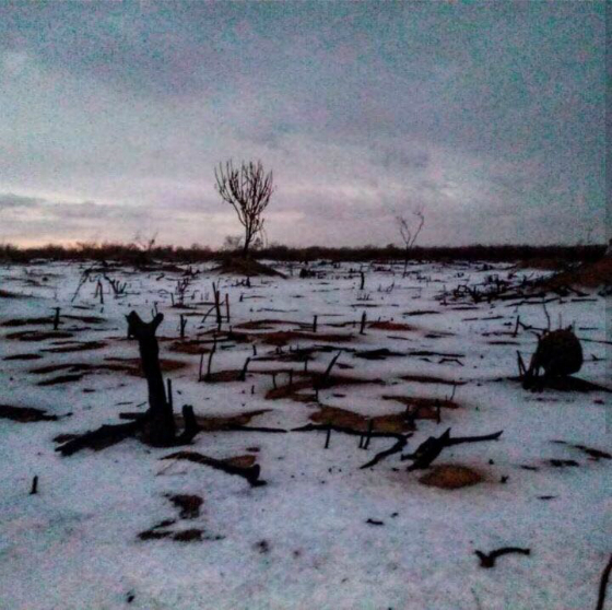 Aglomerado de nuvens provoca chuva de granizo no Interior do Ceará