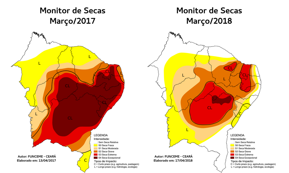 Seca relativa no Ceará apresenta redução, mas cenário ainda é de alerta