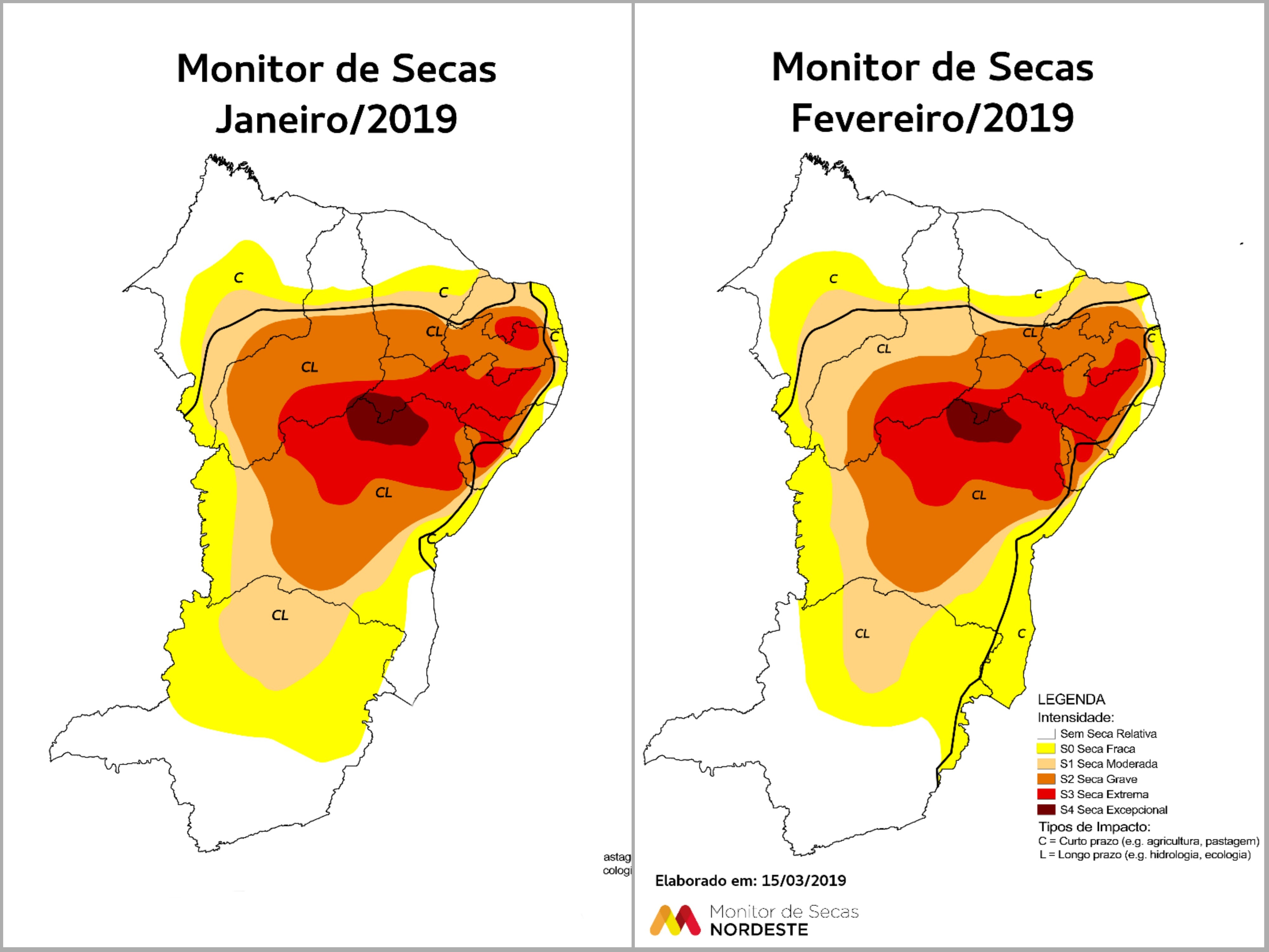 Área sem seca relativa no Ceará volta a crescer em fevereiro, mas situação dos açudes ainda é crítica
