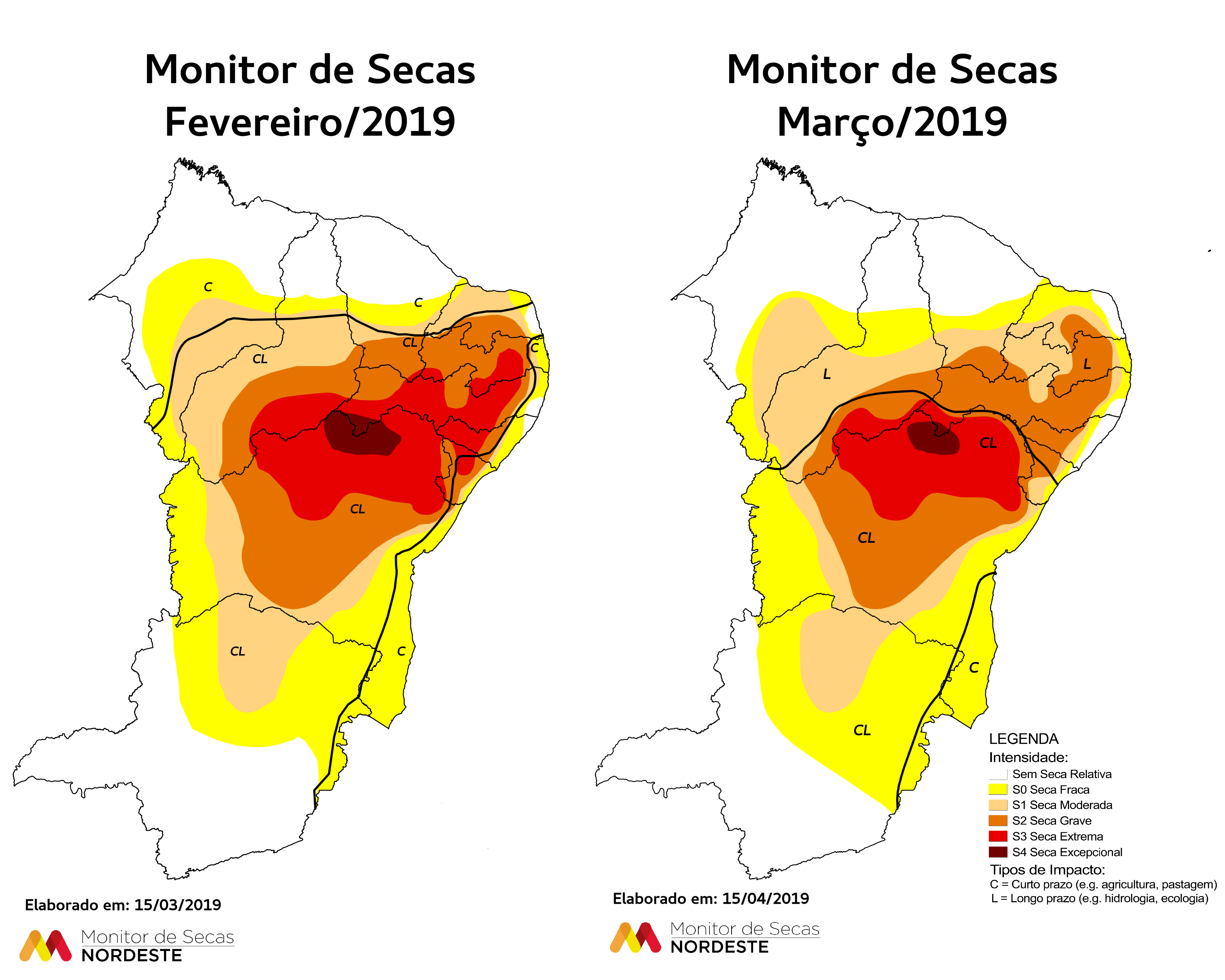 Área sem seca relativa mantém-se estável em março, mas situação hídrica do Ceará segue em alerta