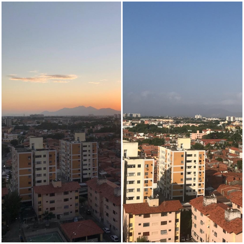 De forma pontual, partículas de queimadas na África mudaram céu de Fortaleza; veja análise