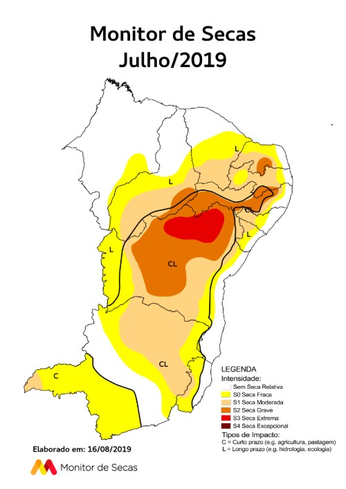 Área sem seca no Ceará sofre leve redução, porém, cenário hídrico segue em atenção