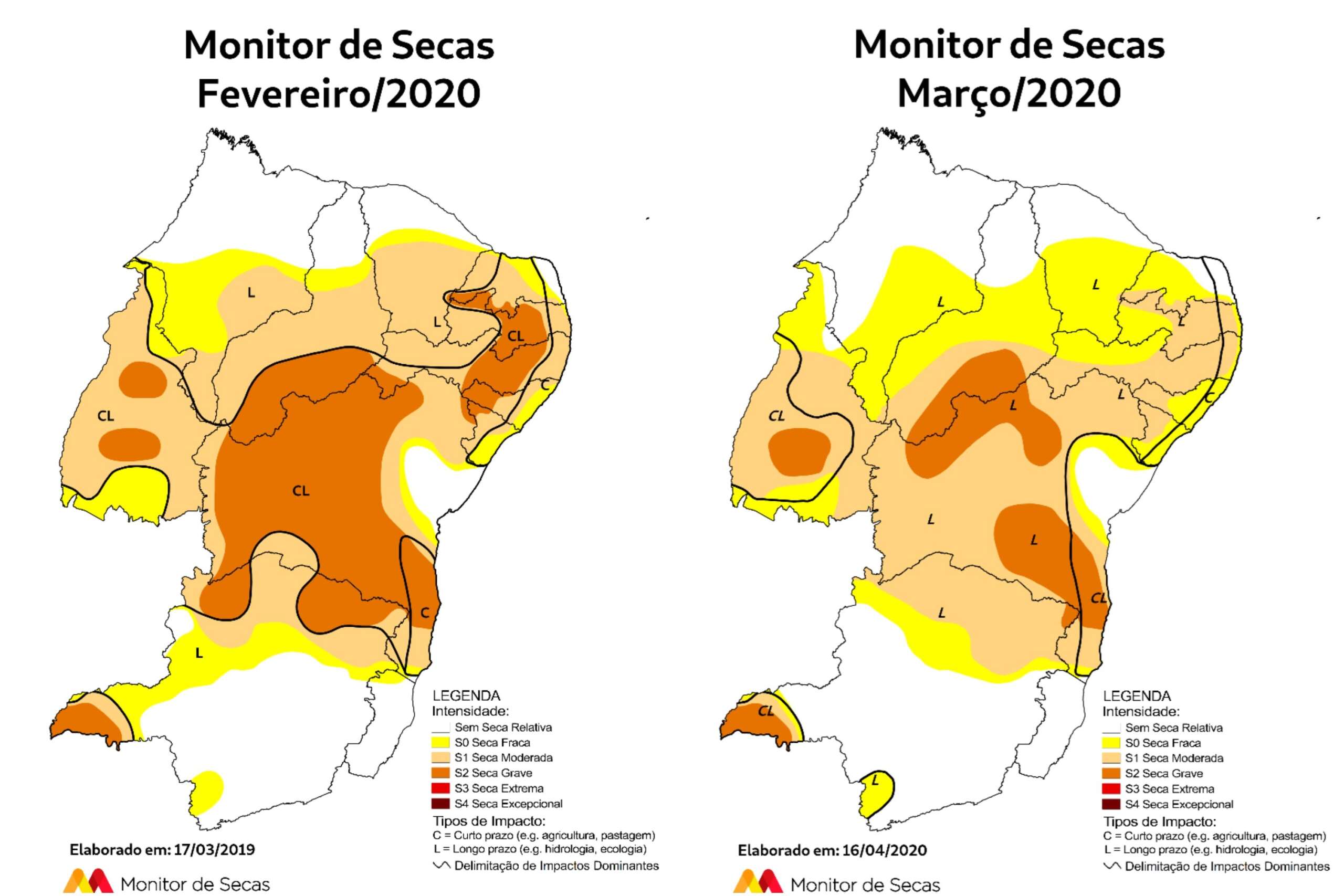 Níveis de seca reduzem no Nordeste, mas situação ainda é crítica