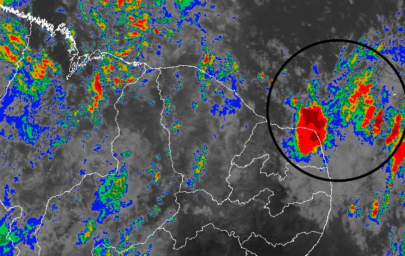 Ondas de Leste deverão provocar chuvas no Ceará até esta sexta-feira, pelo menos