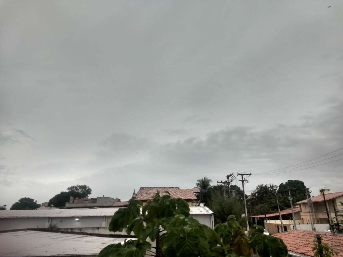 Litoral segue favorável á chuva até amanhã (FOTO: Felipe Lima)
