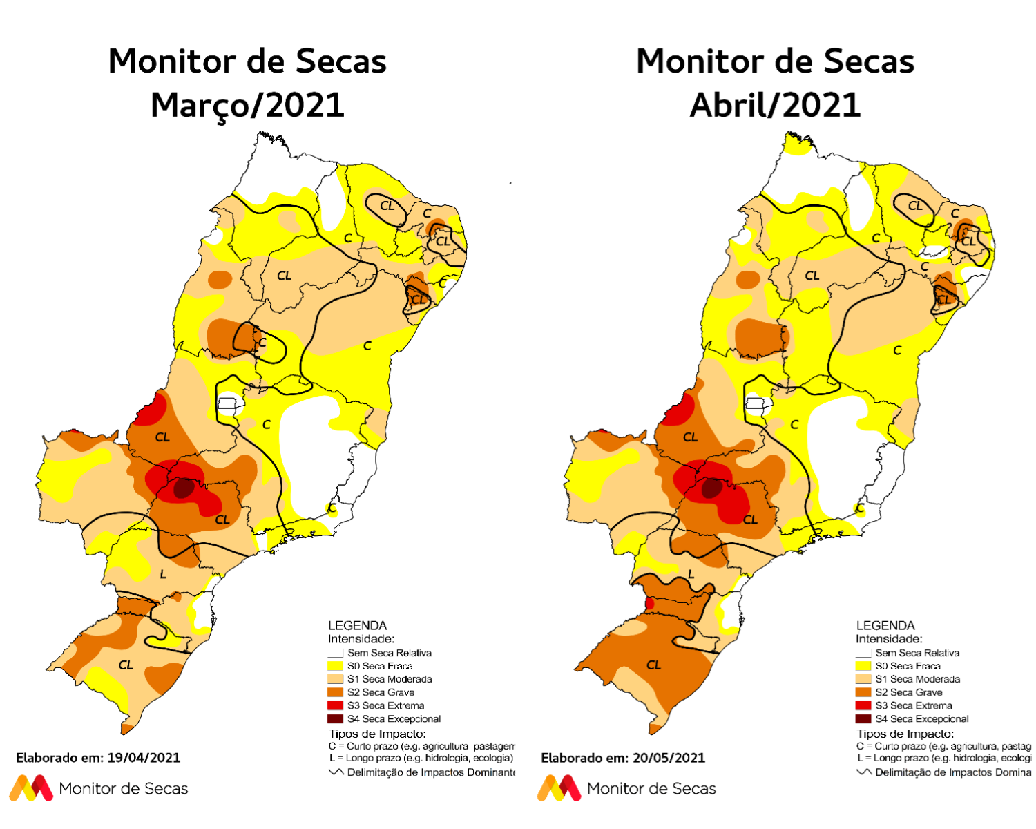 Seca moderada avança e já está em mais de 40% do Ceará, indica Monitor
