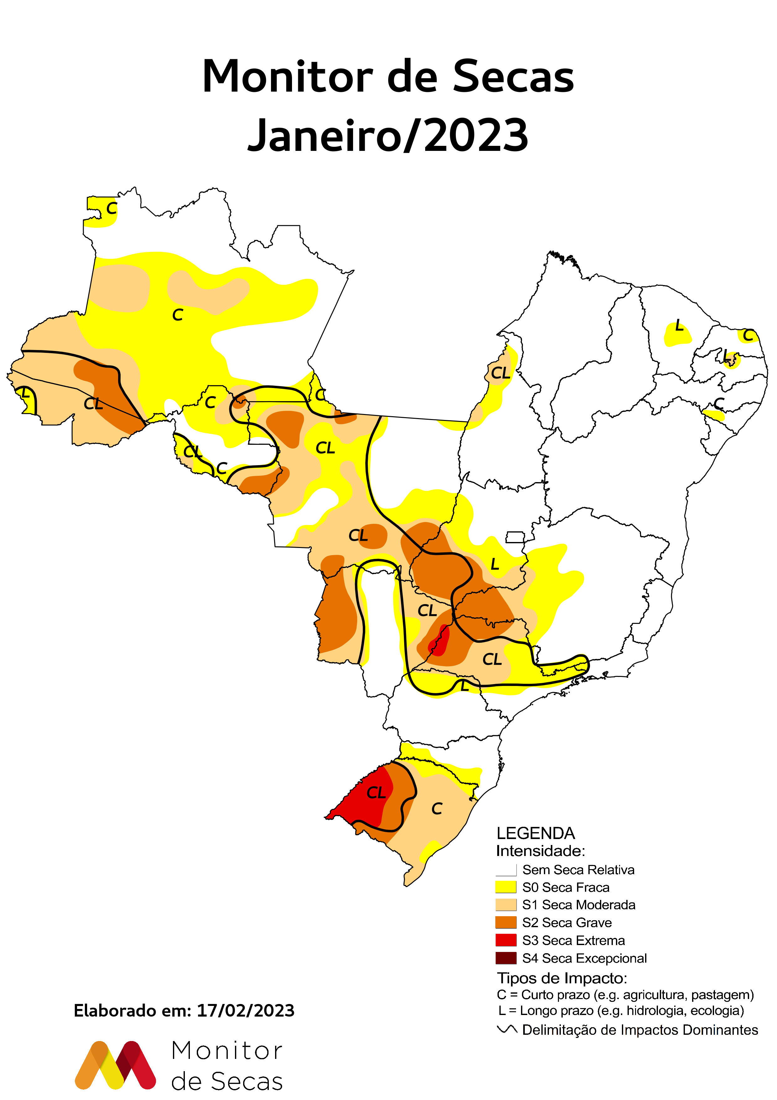 Seca tem leve recuo e Estado tem melhor índice desde 2014