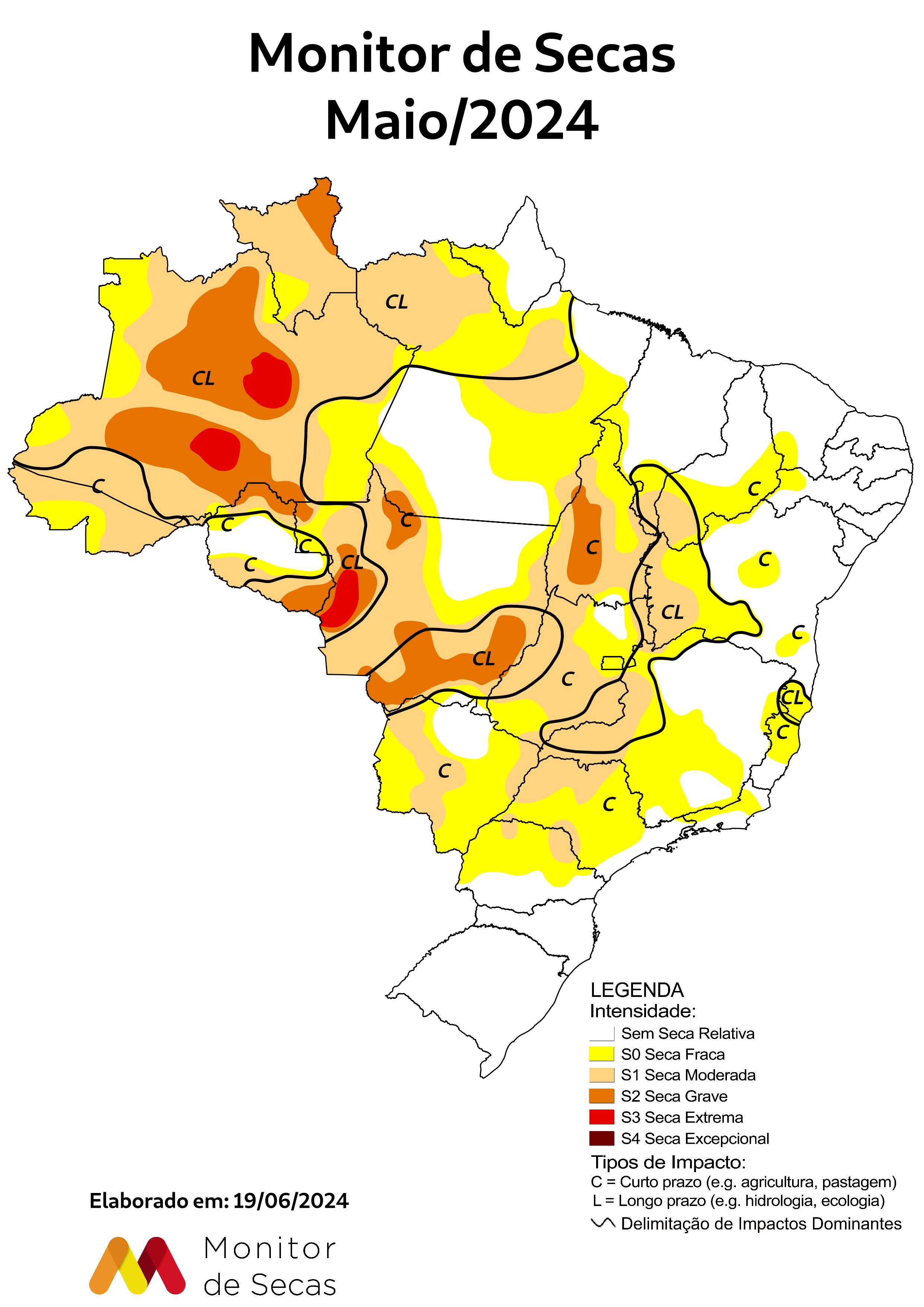 Ceará mantém cerca de 90% do seu território sem seca relativa em maio