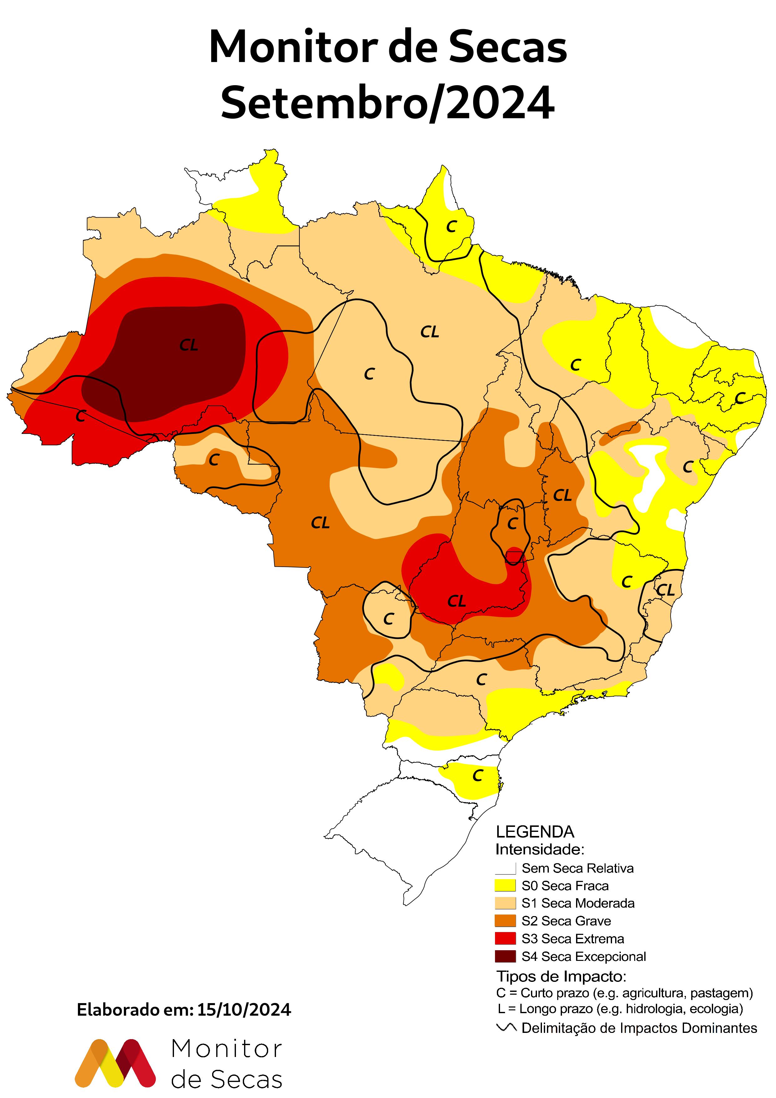 Cresce área do Ceará classificada com seca fraca, aponta Monitor de Secas