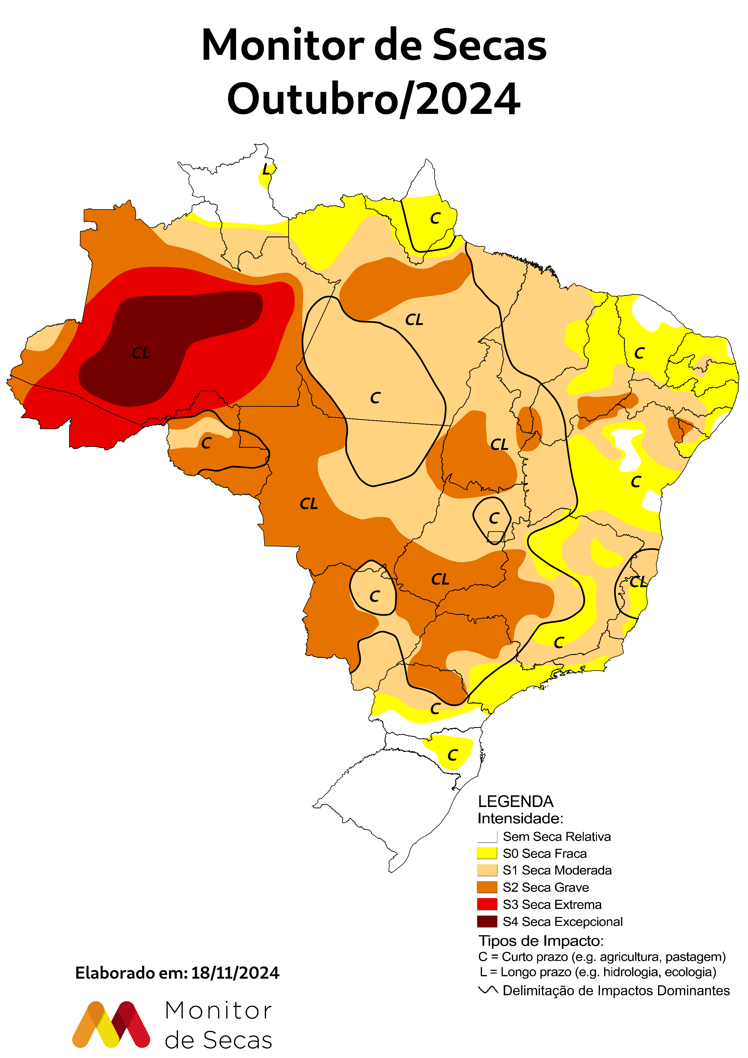 Seca avança e nível moderado volta a aparecer depois de 7 meses no Ceará