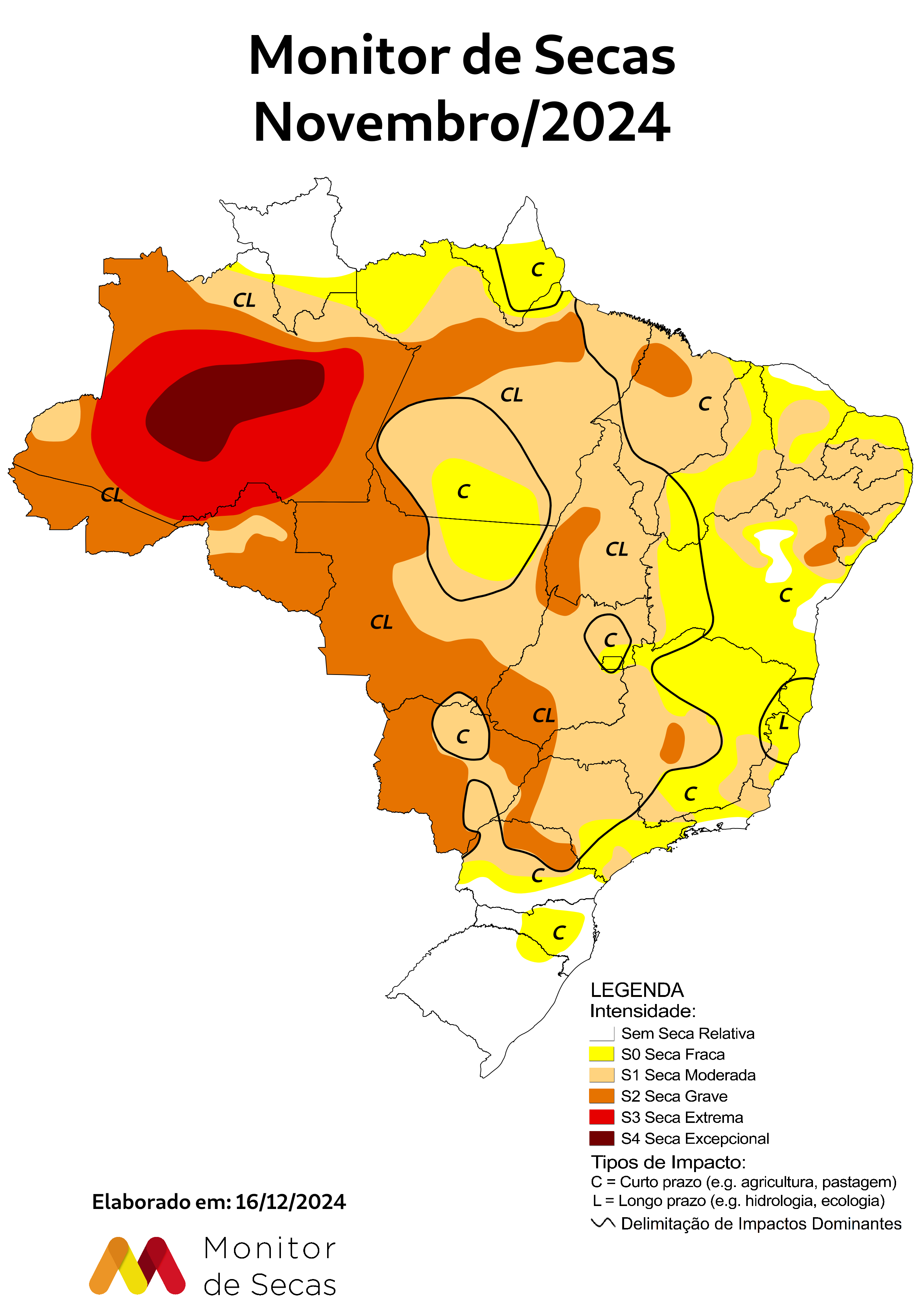 Monitor aponta avanço da seca moderada sobre o centro-sul do Ceará