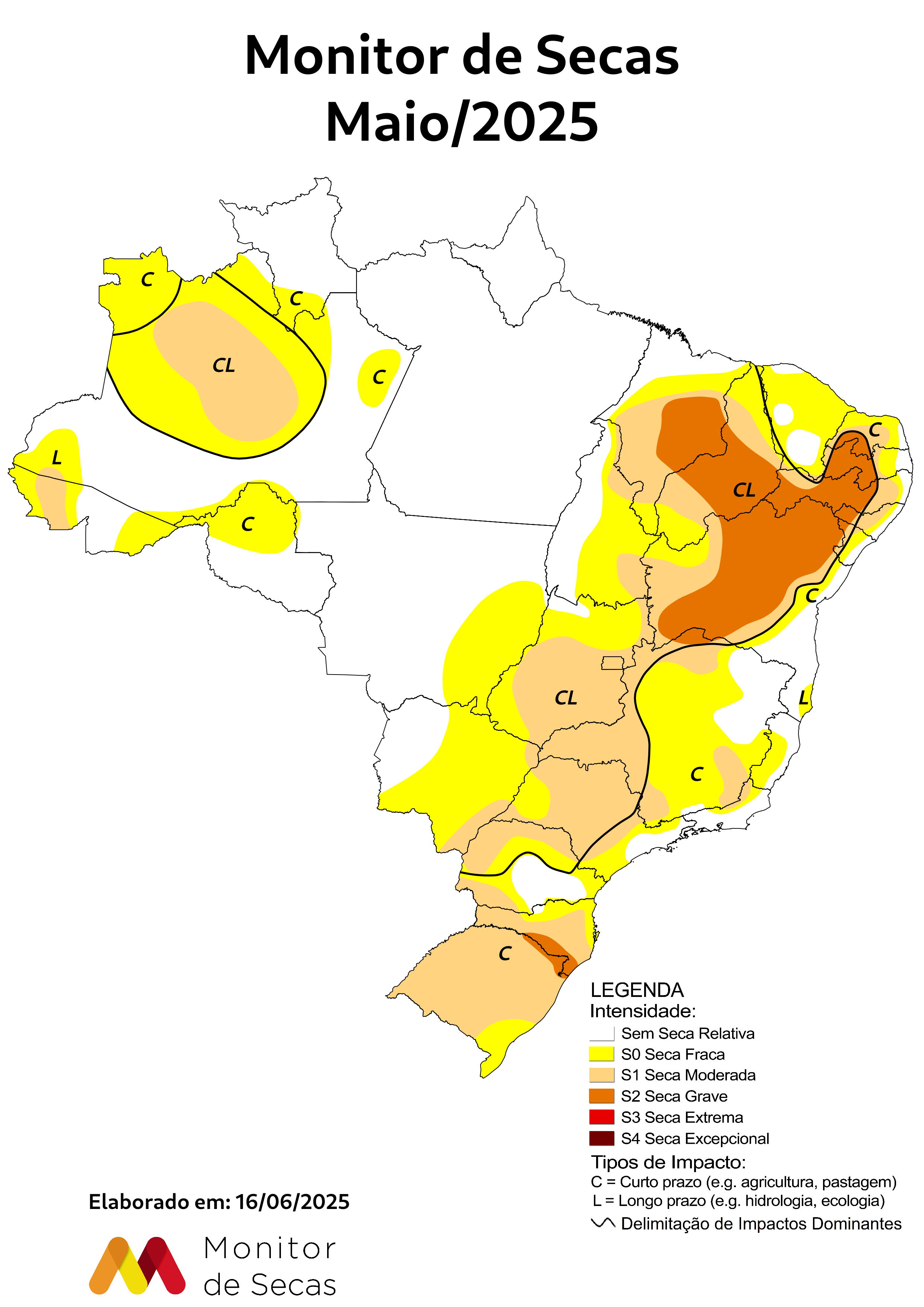Ceará chega a cerca de 75% do território com seca relativa