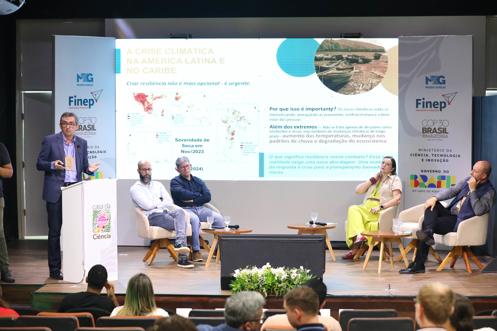 Funceme apresenta contribuições sobre desertificação, solos e resiliência climática durante a COP 30