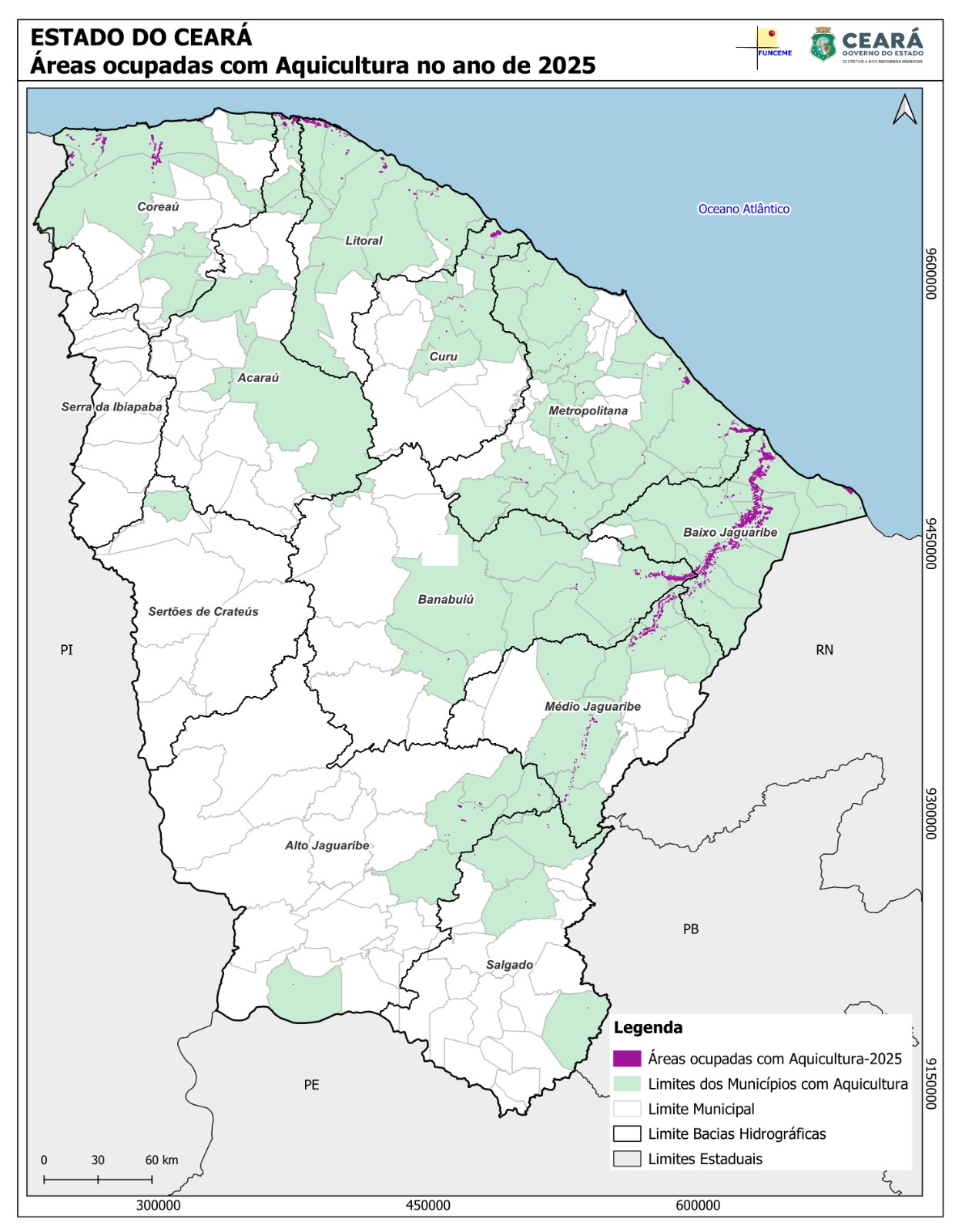 Aquicultura cresce no Ceará e área destinada à atividade chega a mais de 16 mil hectares em 2025