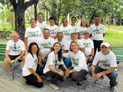Equipe da Reabilitação Pulmonar realiza a Caminhada no Bosque