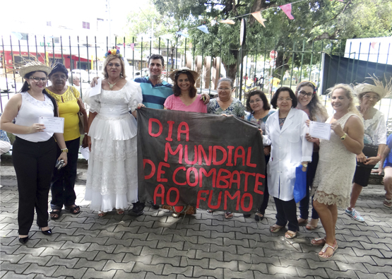 Dia Mundial Sem Fumo é celebrado com festa no Hospital de Messejana