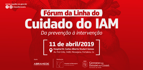 Fórum sobre infarto agudo será nesta quinta-feira, dia 11