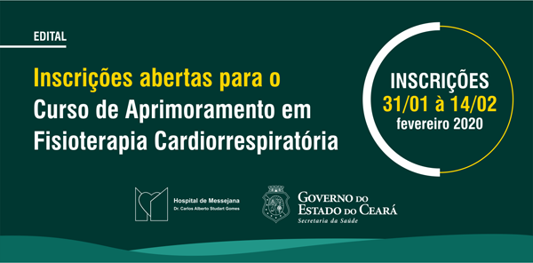 HM abre inscrições para o 28° Curso de Aprimoramento em Fisioterapia Cardiorrespiratória