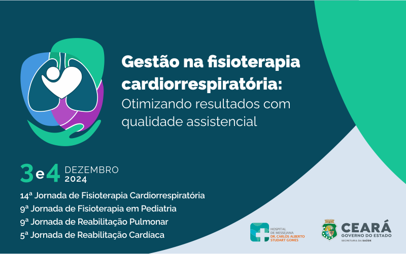 Jornada de Fisioterapia Cardiorrespiratória: Prorrogado prazo para submissão de trabalhos
